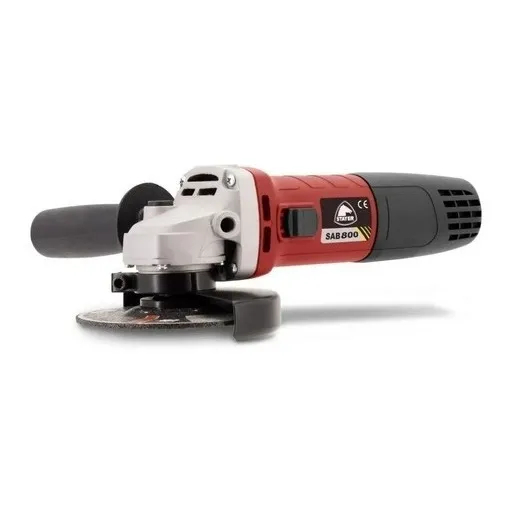Amoladora Angular 115mm 4 1/2 PuLG 800w Stayer Sab800 Color Rojo con Negro