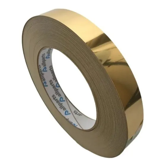 Fita De Borda Pvc Dourado Lis 19mm X 20m P/ Móveis Mdf