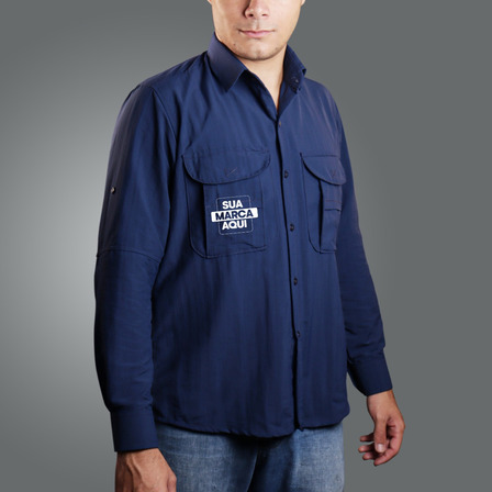 Kit 15 Camisas Personalizas De Botão Brk Com Proteção Uv50+ Kit 15 Camisas Personalizas De Botão Brk Com Proteção Uv50+
