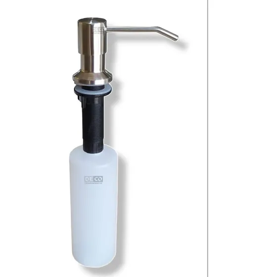 Dispensador De Jabón Embutir Para Piletas Cocina Acero Inox