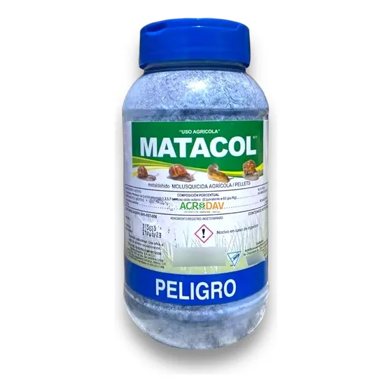 Matacol Molusquicida Pellets Mata Babosas Caracoles 500 Gr