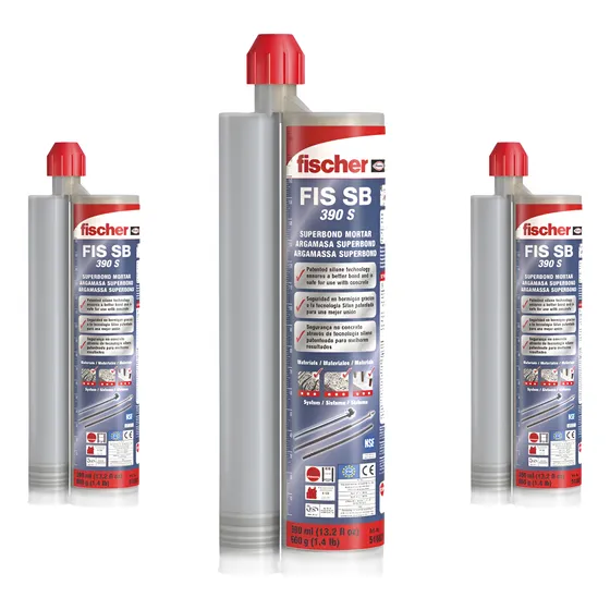 Anclaje Químico Fischer Fis Sb 390 S Super Bond 3pz