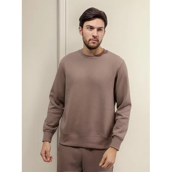 Blusa Moletom Gola Careca Frio E Inverno Sem Bolso Cores 