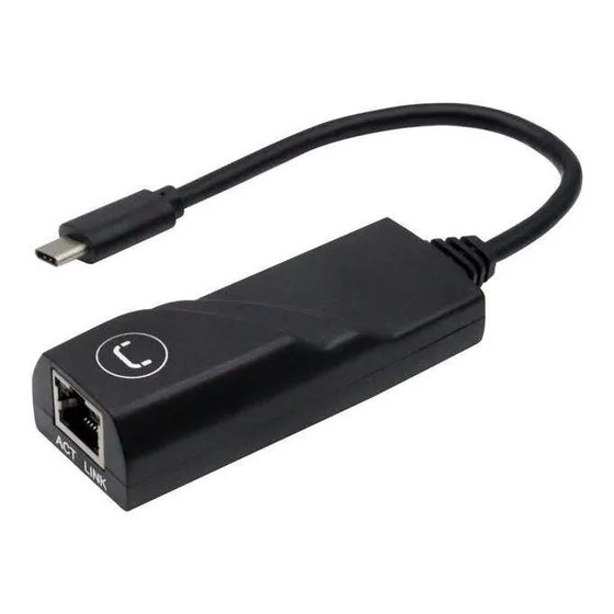 Adaptador Unnotekno Tipo C Macho A Rj45 Hembra Ad3002bk