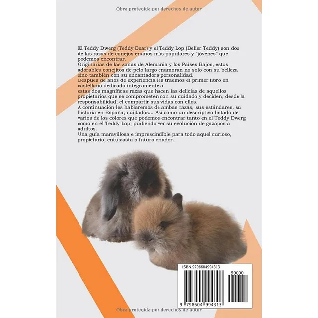 Libro: El Libro Del Conejo Enano Teddy Dwerg Y Teddy Lop De