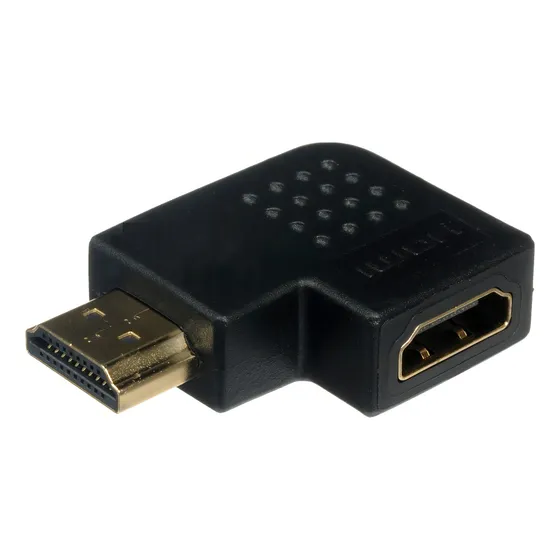Cupla Codo Adaptador Hdmi Macho Hembra Recto Angulo 90 ®