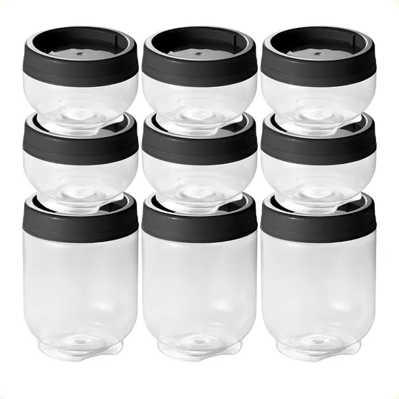 Gire E Trave 155ml E 380ml Organizadores De Temperos
