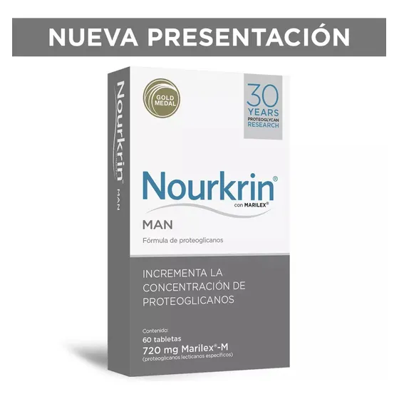 Nourkrin Man Hombre 60 Tabletas Tratamiento para la caída y regeneración capilar para Hombre