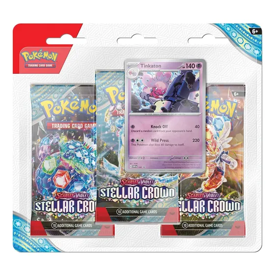Pokemon Tcg Paldea Evolved 3-pack Blister Tinkatin (español)