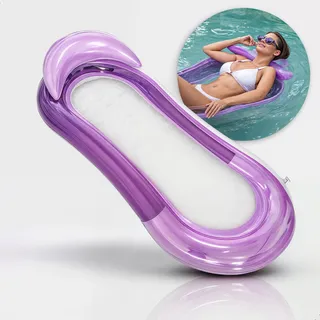Boia Rede Cama Flutuante Piscina InflĂĄvel Deitado ReclinĂĄvel Boia Rede Cama Flutuante Piscina InflĂĄvel Deitado ReclinĂĄvel