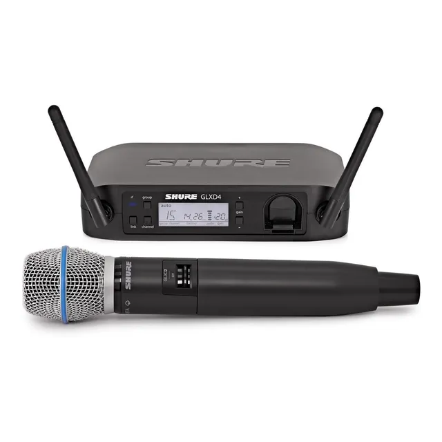 Sistema Inalámbrico Shure Glxd De Mano Glxd24/beta87a