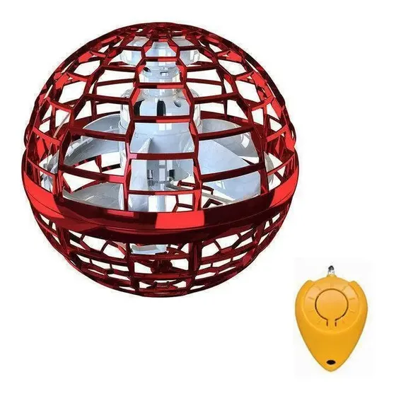 Pelota Voladora Leds Rgb Flynova Pro Spinner Control Color Rojo | Cuotas sin interés