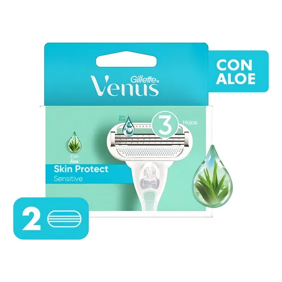 Repuesto Cabezal Para Gillette Venus Sensitive X 2 U