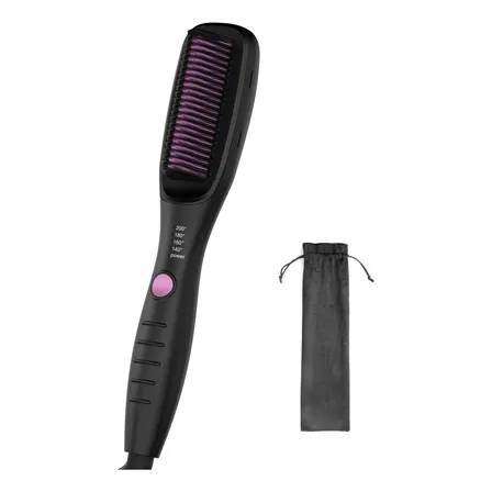 Escova Alisadora Gd039 Gokoco 3 Million Negative Ions Ptc