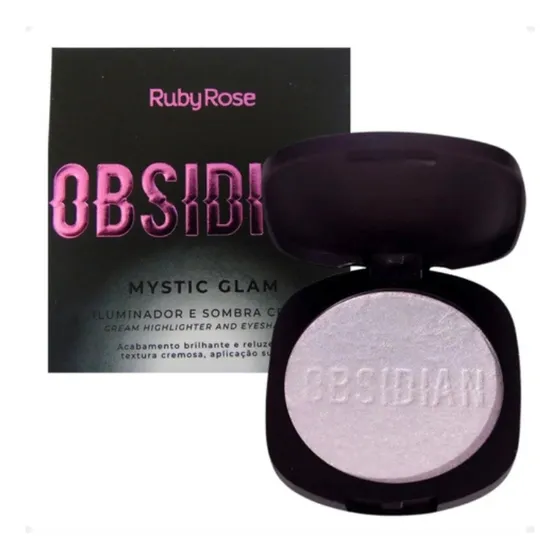 Iluminador Sombra Cream Mystic Glam Obsidian Ruby Rose