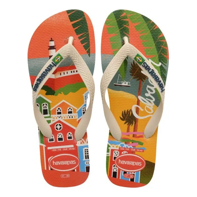 Chinelo Havaianas Top Postcard Original Lançamento Chinelo Havaianas Top Postcard Original Lançamento