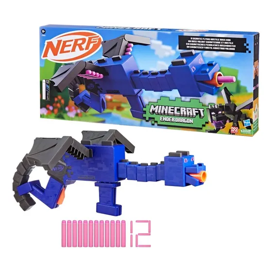 Juguete Ender Dragon Blaster. Nerf. Minecraft Mob P/ Niños