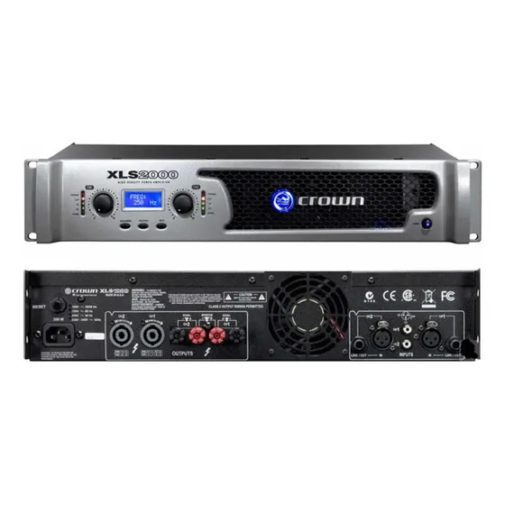 Amplificador Profesional Xls2000 2100 Watts Crown Planta
