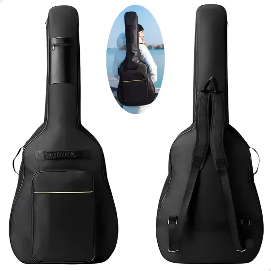 Capa Bag Case Violão Guitarra Acolchoada Com Alças Premium