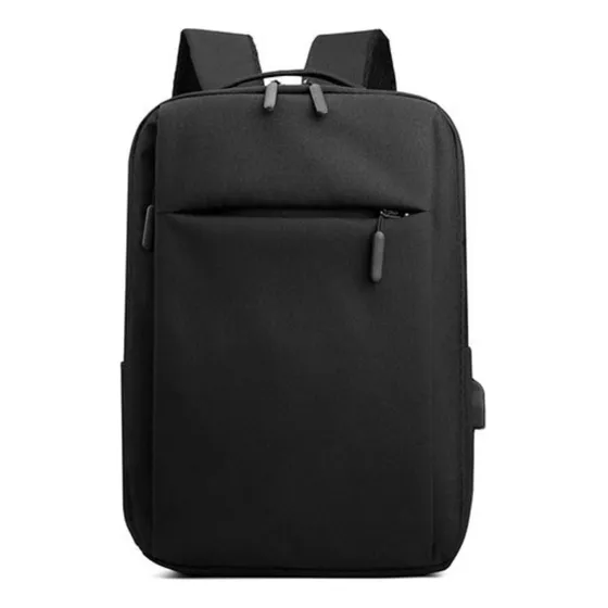 Mochila Masculina Curso Viagem Trabalho Carregador Celular Cor Preta