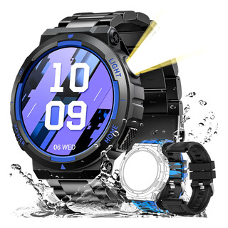 Smartwatch Jelloo Kt75 Con Linterna Led Y 3 Correas Smartwatch Jelloo Kt75 Con Linterna Led Y 3 Correas