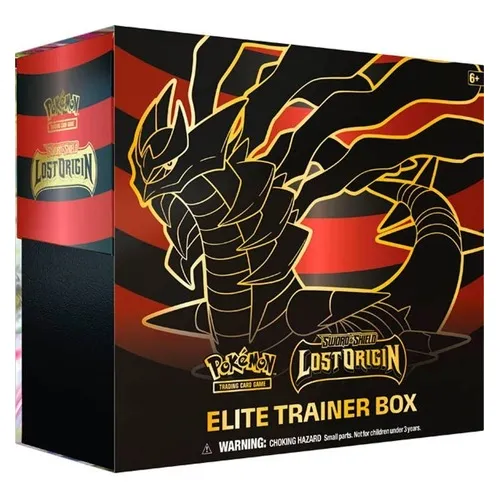 Pokemon TCG Elite Trainer Box Sword & Shield Lost Origin 45 cartas de energía