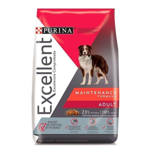 Alimento Excellent Maintenance Formula para perro adulto todos los tamaños sabor mix en bolsa de 20 kg
