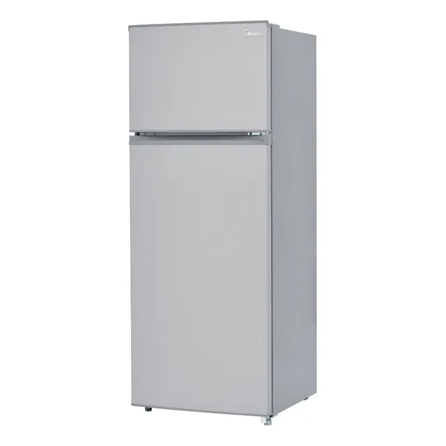 Midea MDRT210CCNLS Refrigerador con freezer color gris con capacidad de 8ft³
