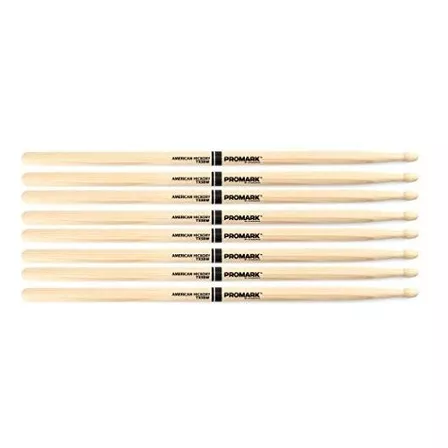 Promark Hickory Classic 5b, Paquete De 4 (tx5bw-4p)