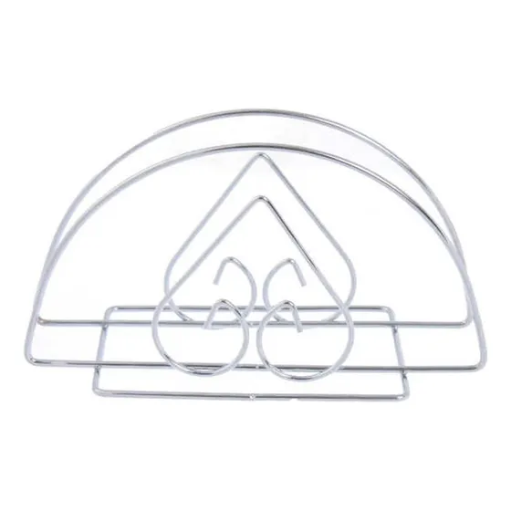 Servilletero Acero Inoxidable Utensilio Servilletas 13x6cm Color Plateado