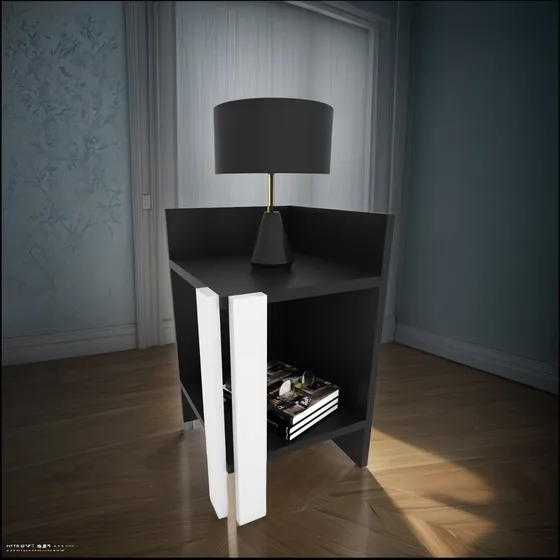 Mesa De Luz Mesita De Noche Moderna Estante Dormitorio