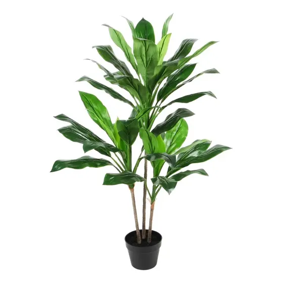 Planta Mata Artificial Dracaena En Maceta Grande 1.2m Decora