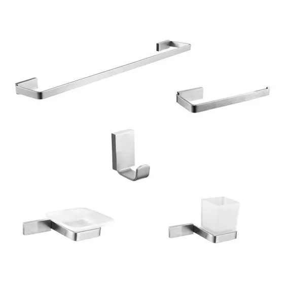 Accesorios De Baño 5 Pcs Bolzano Bari