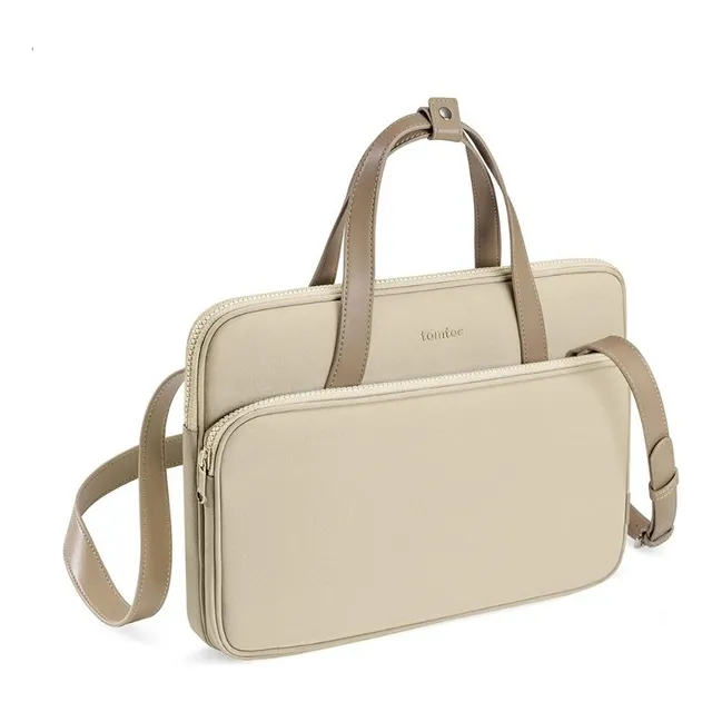 Tomtoc Bolso De Hombro Premium H22 Para Macbook Pro De 14 Color Caqui Tamaño De La Pantalla 14