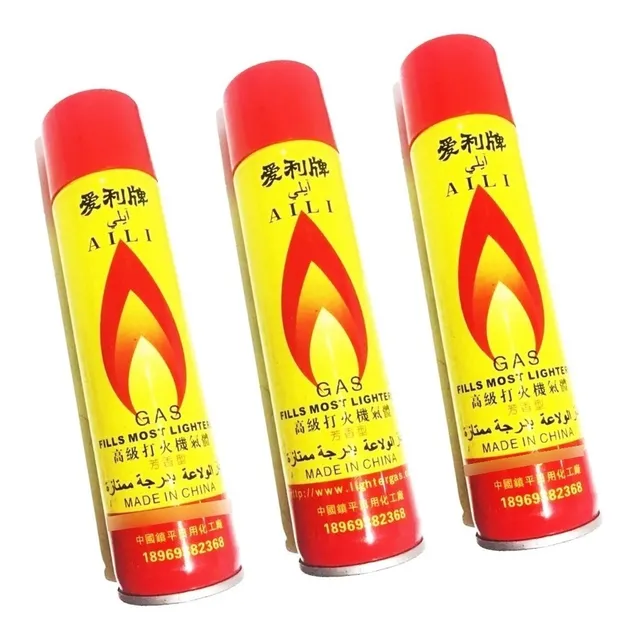 Recarga X3 Gas Butano Soplete Pico Universal Cocina Hogar