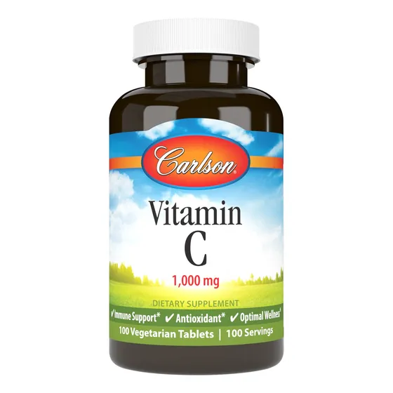 Carlson - Vitamina C 1000 Mg, 100 Unidades