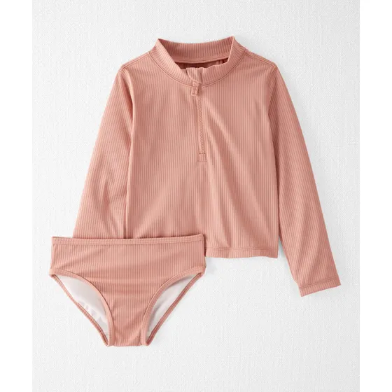 Traje De Baño Carter's Rosa Liso  - T2 / T3