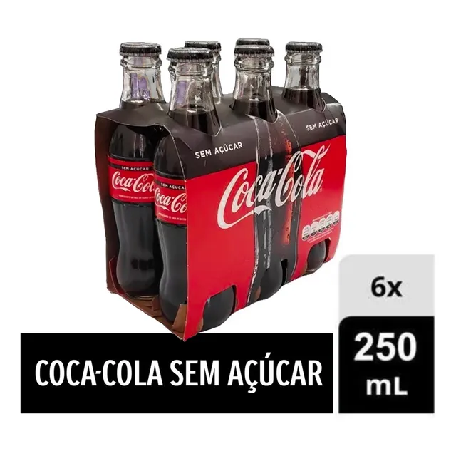 Kit Refrigerante Coca Cola Garrafa Vidro 250ml  Envio Rápido