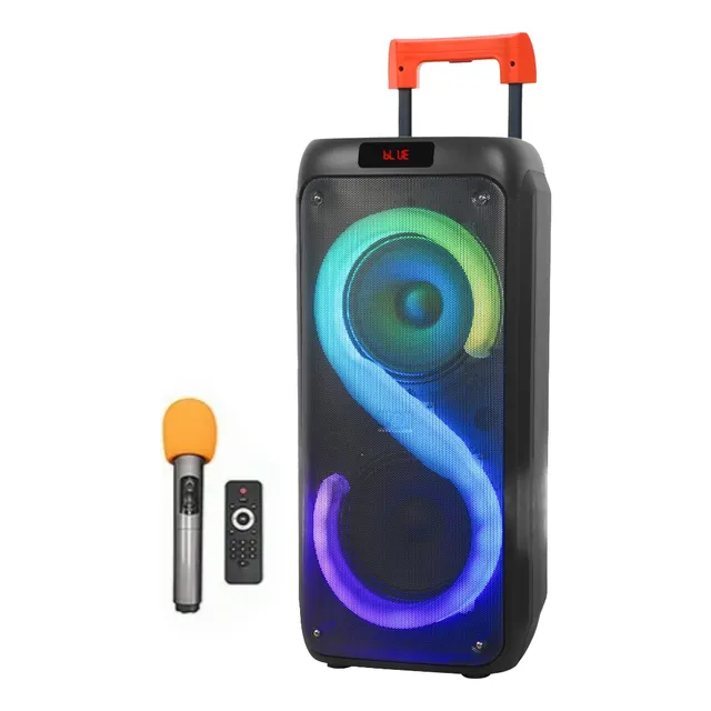 Bocina Portátil Bafle Altavoz Subwoofer Portatiles Airamp Bocinas Bluetooth Recargables Karaoke Con Control Remoto Microfonoradio Radio Fm Luz Led