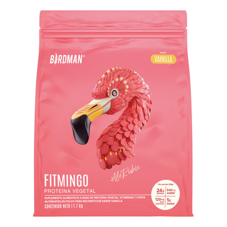 Birdman Proteína Vegetal Fitmingo 1700g By Ale Rubio Sabor Vainilla Birdman Proteína Vegetal Fitmingo 1700g By Ale Rubio Sabor Vainilla
