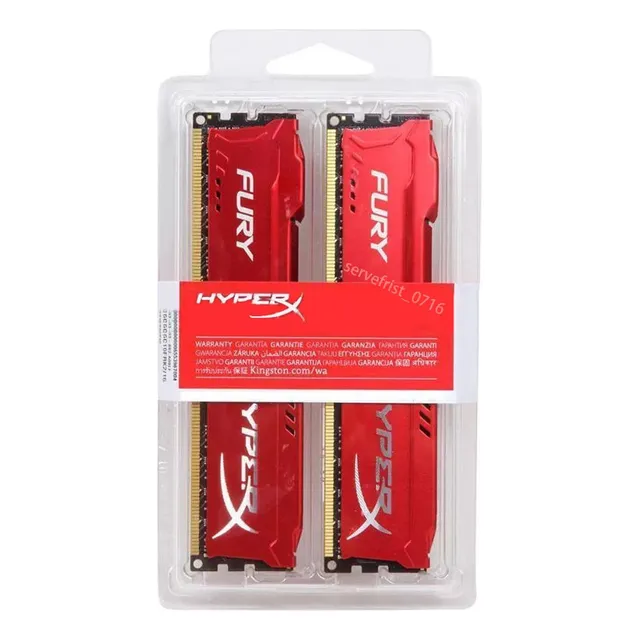 Memoria Ram Ddr3 16gb Pc Kingston (2x8gb) Hyperx Fury Red