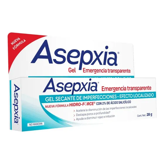 Gel Secante Asepxia Emergencia Transparente 28 Grs