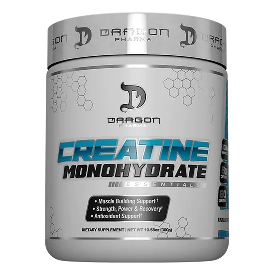 Creatina Monohidratada 300gr Dragon Pharma - Fisica Sabor Sin Sabor