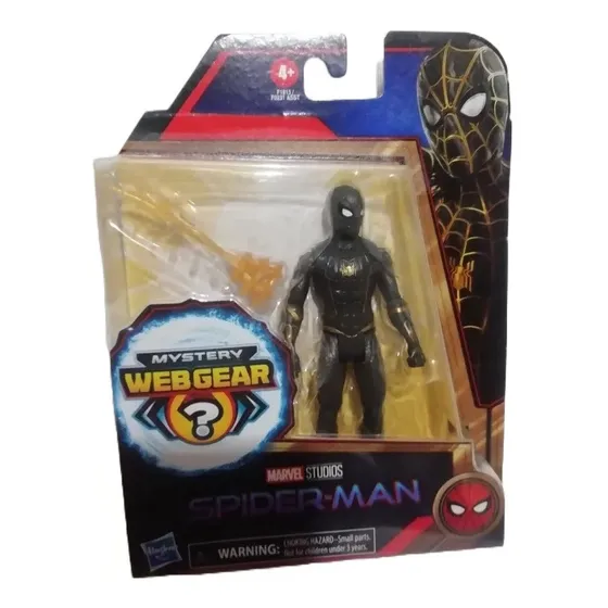 Figura Spider-man Negro Mystery Web Gear