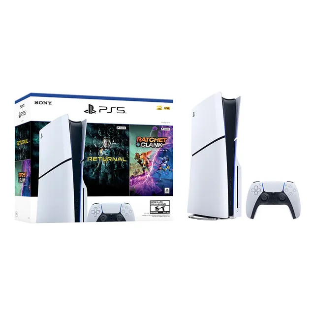 Ps5 Consola Standard Slim Bundle Blanco
