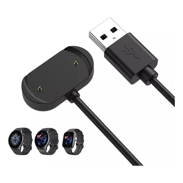 Cable Cargador Compatible Con Reloj Amazfit Gtr 2 Gtr 2e Gtr Mini Gts 2 Gts 2 Mini Gts 2e Gts 4 Mini Trex Pro Amazfit Bip 5 Marca Miaband