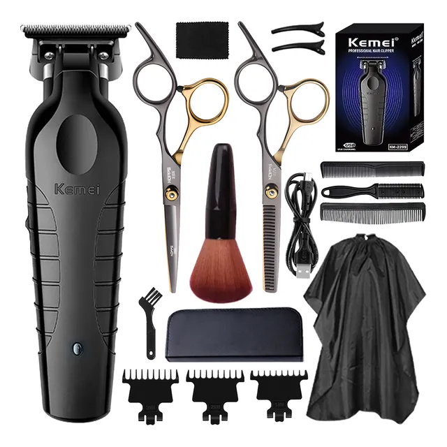 Kemei Km-2299 Cortapelos Eléctrico Barberbanda Trimmer Kemei