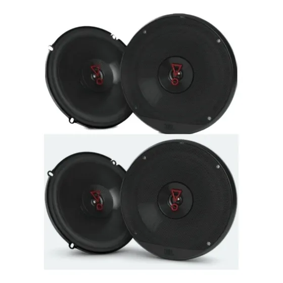 Parlante tipo coaxial JBL Stage3 627 para línea pesada color negro x 6.5 " x 2 unidades