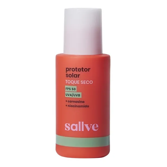 Protetor Solar Facial Toque Seco Fps50 40g Sallve
