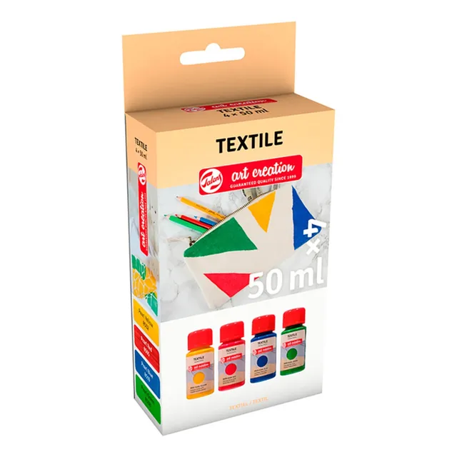 Pintura Textil Art Creation Set 4 Colores Aperlados 50ml